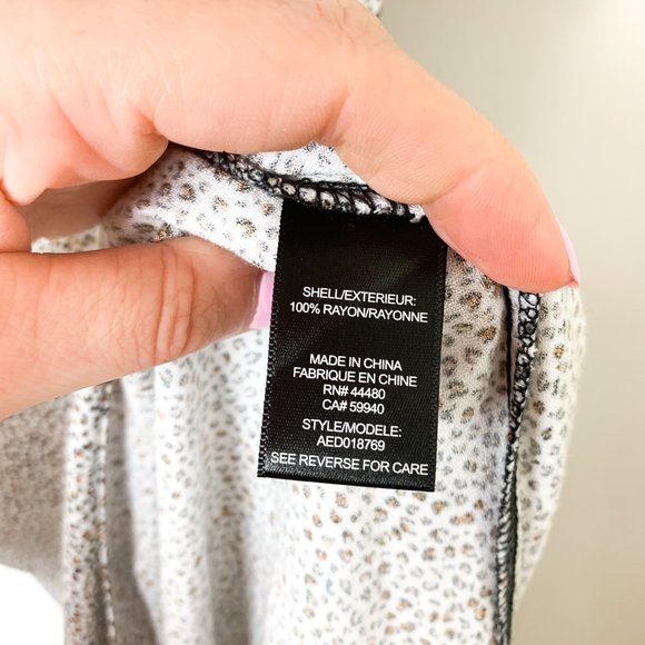 AFRM Janice Leopard Print Midi Dress Medium - Picture 5 of 6